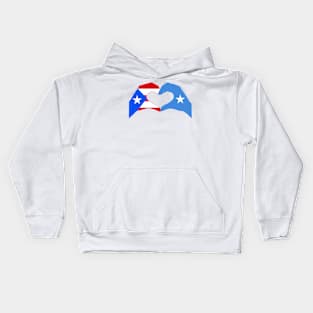 We Heart Puerto Rico & Somalia Patriot Flag Series Kids Hoodie